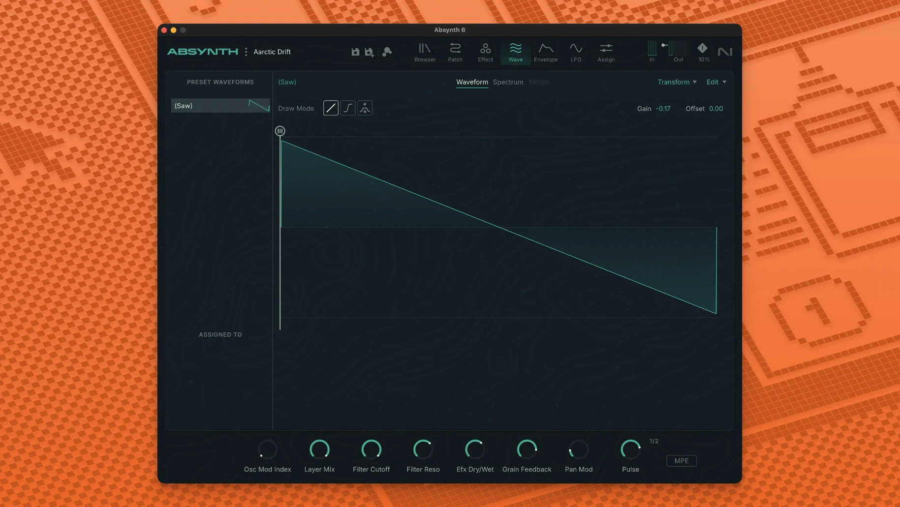 Absynth display 4 Absynth screen #4