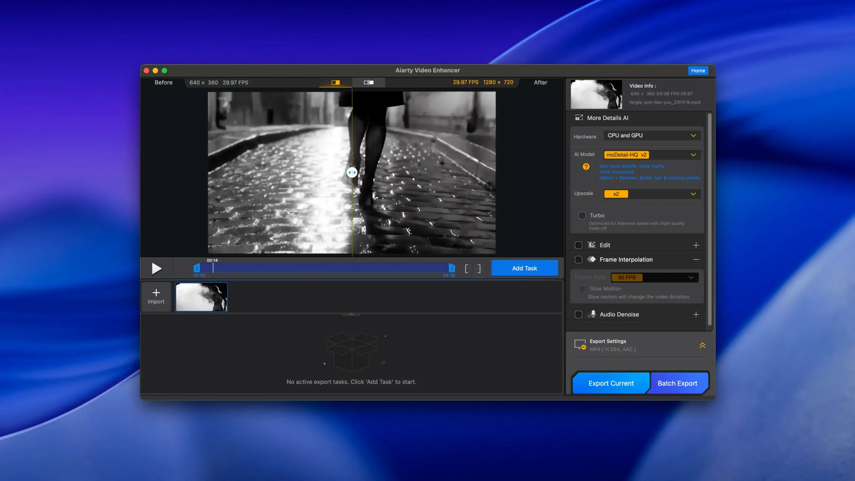 Aiarty Video Enhancer display 2 Aiarty Video Enhancer screen #2