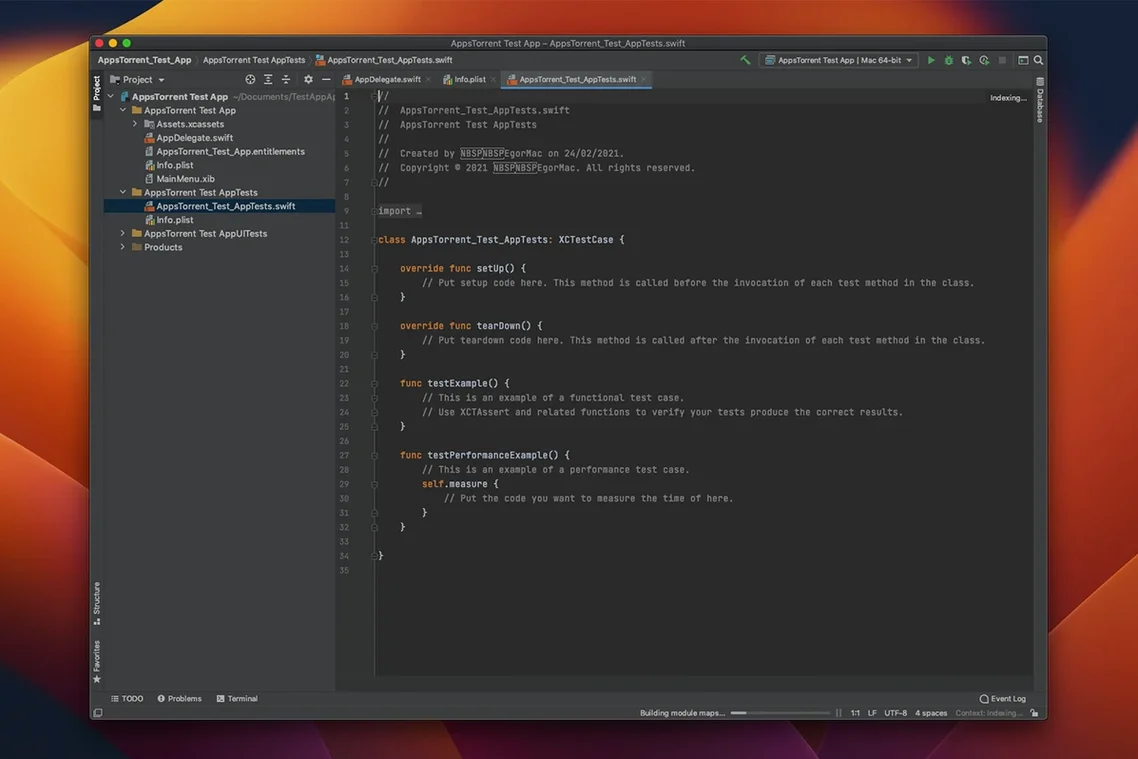 AppCode display 2 AppCode screen #2