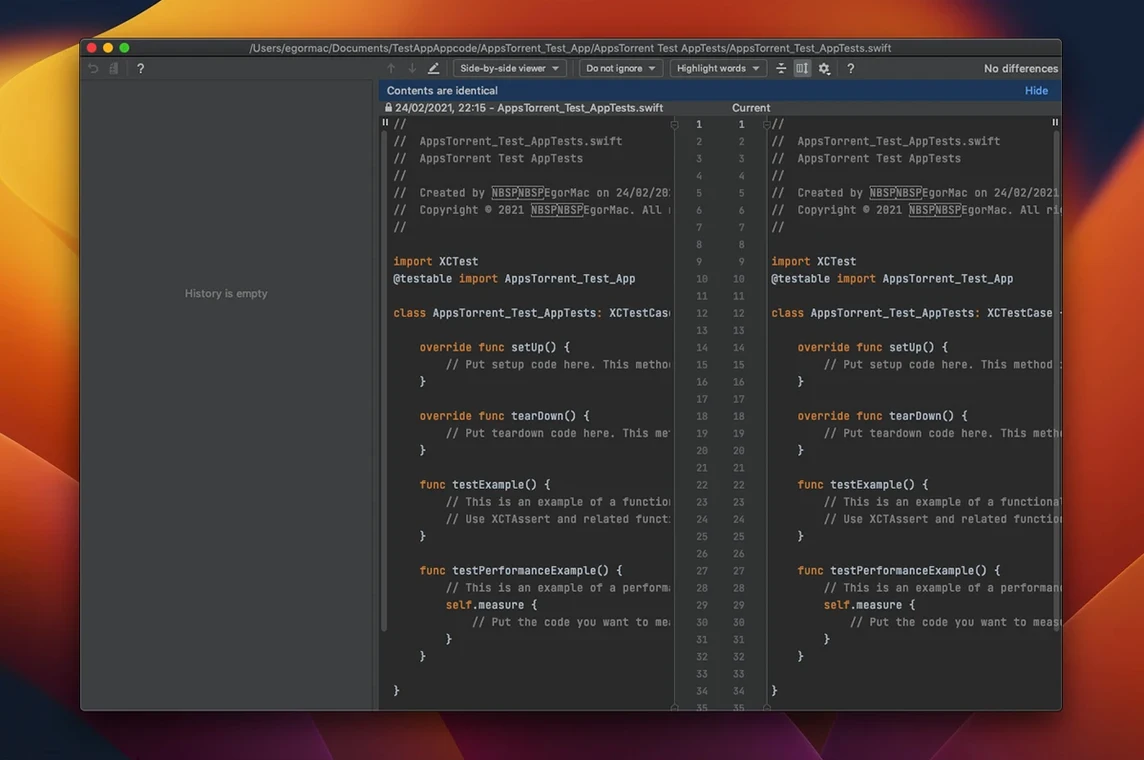 AppCode display 3 AppCode screen #3