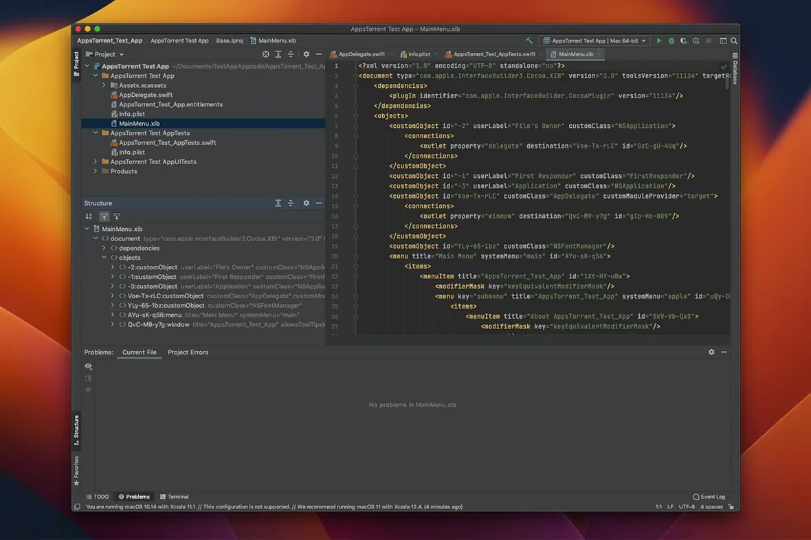 AppCode display 4 AppCode screen #4