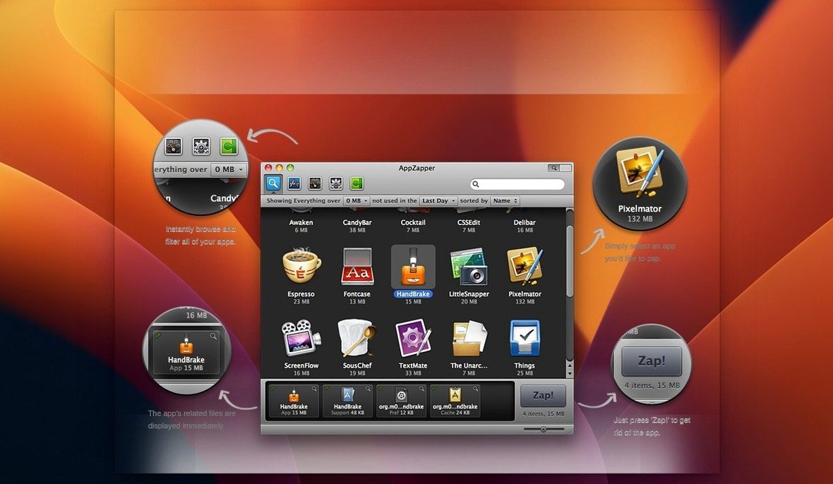 Screen 3 from AppZapper AppZapper window 3