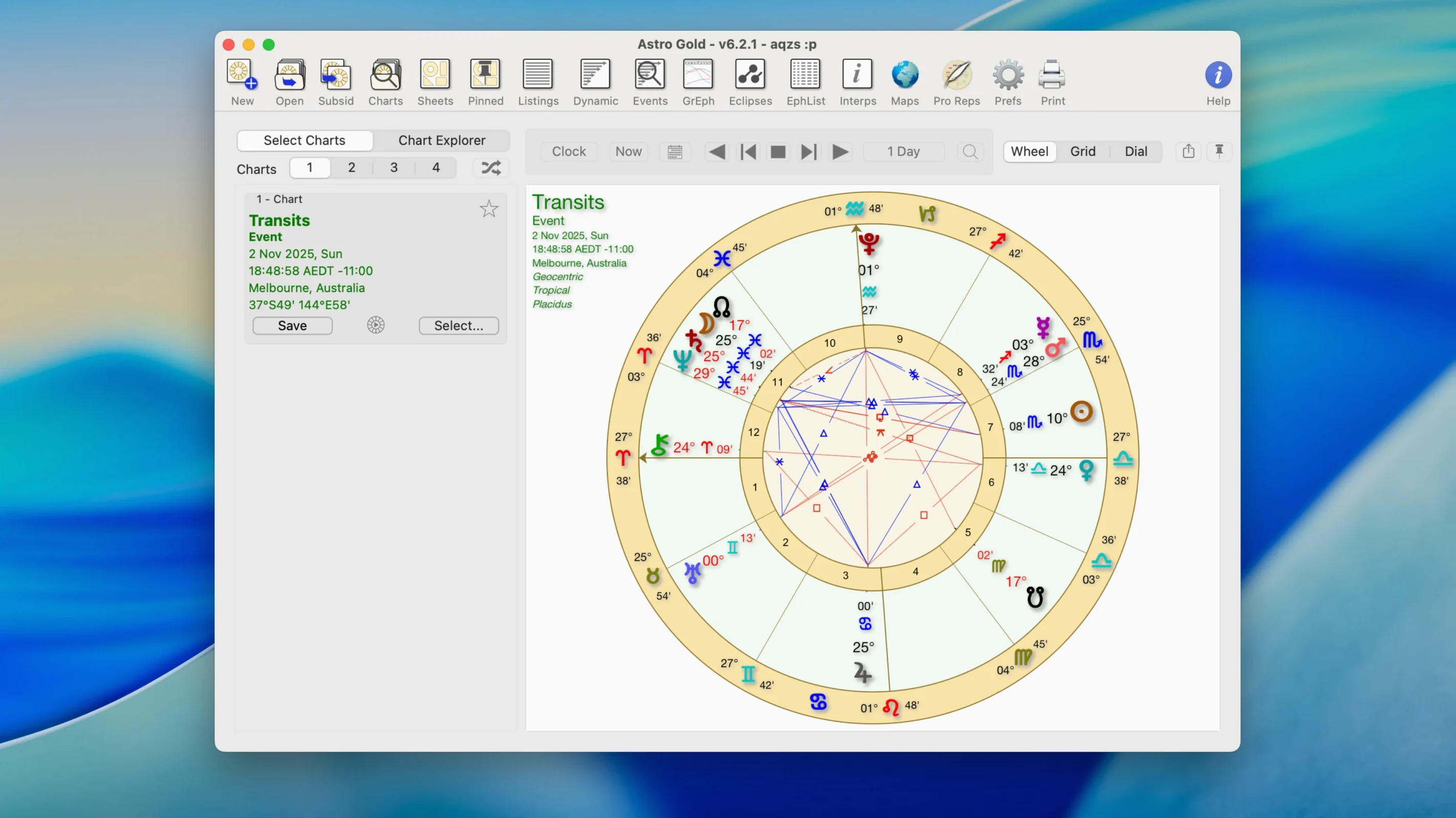 Screen 1 from Astro Gold astro gold free download interface