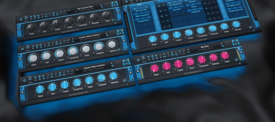 Blue Cat Audio Blue Cats PatchWork logo