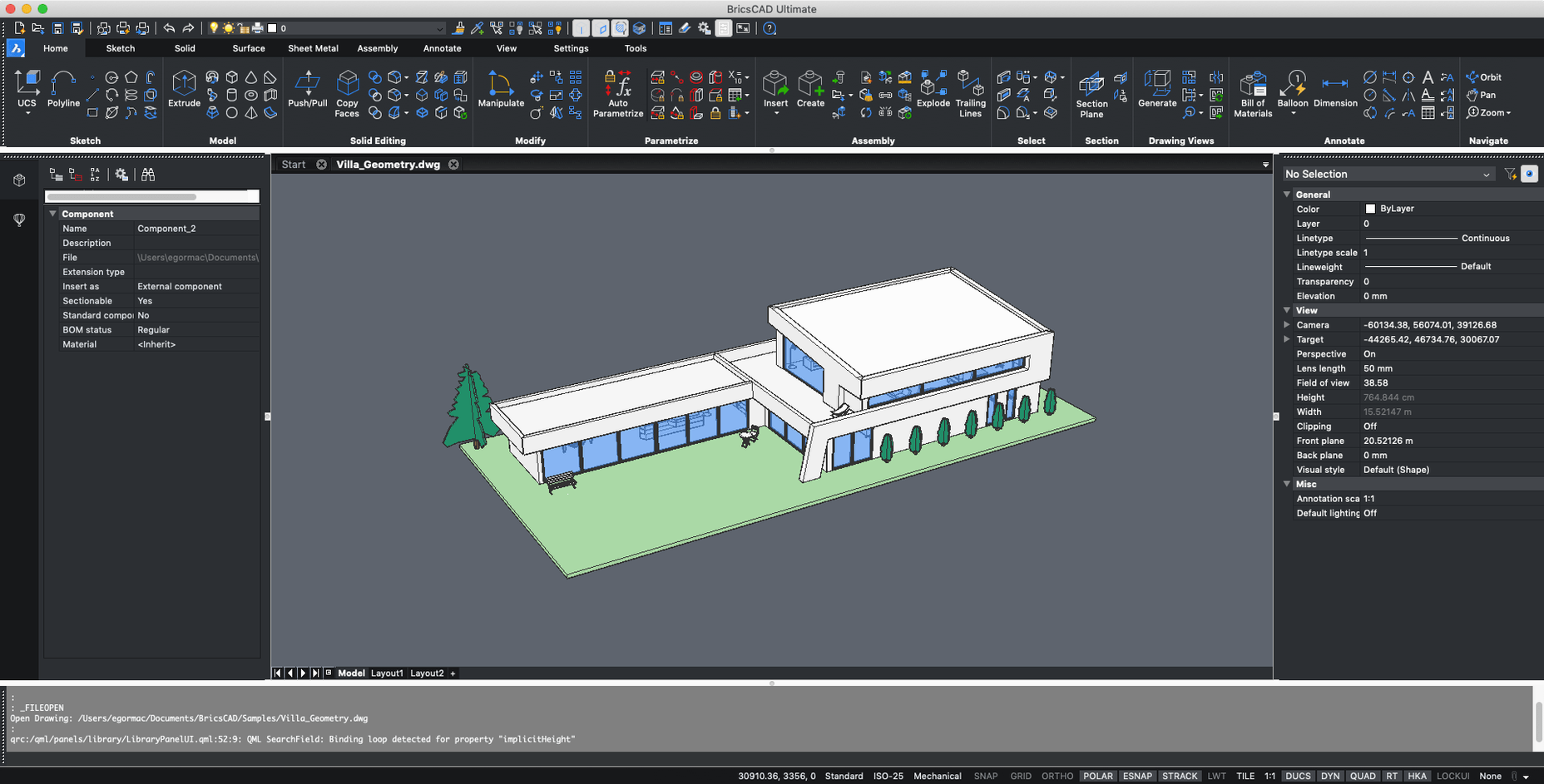 BricsCAD display 3 BricsCAD screen #3