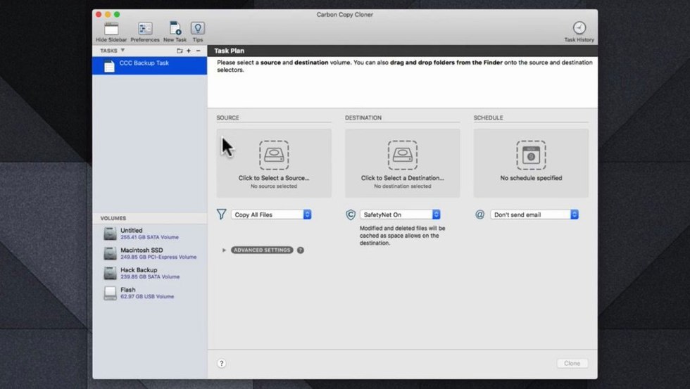 Carbon Copy Cloner display 1 carbon copy cloner 7 mac torrent interface