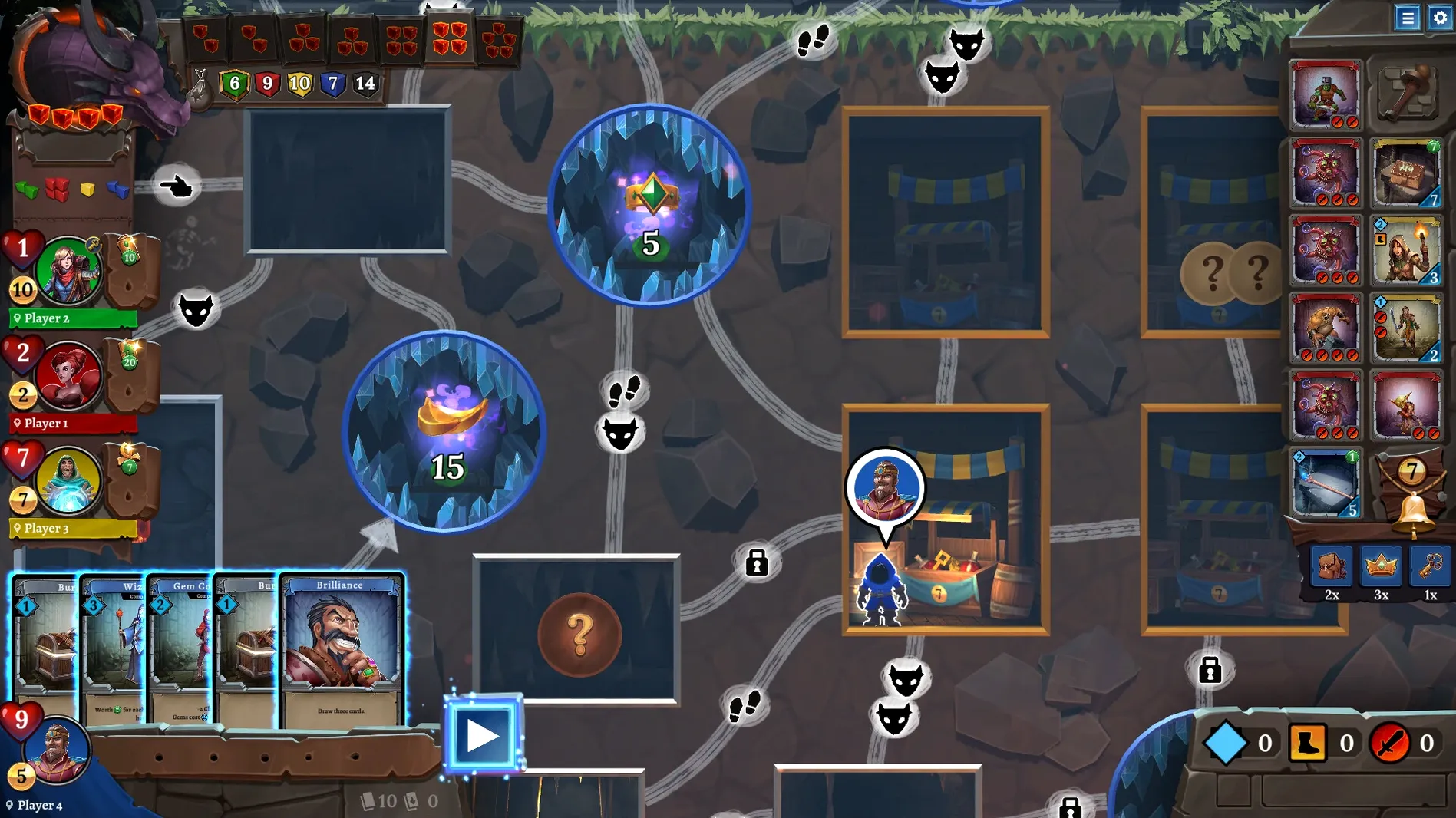 Clank! display 2 Clank! screen #2