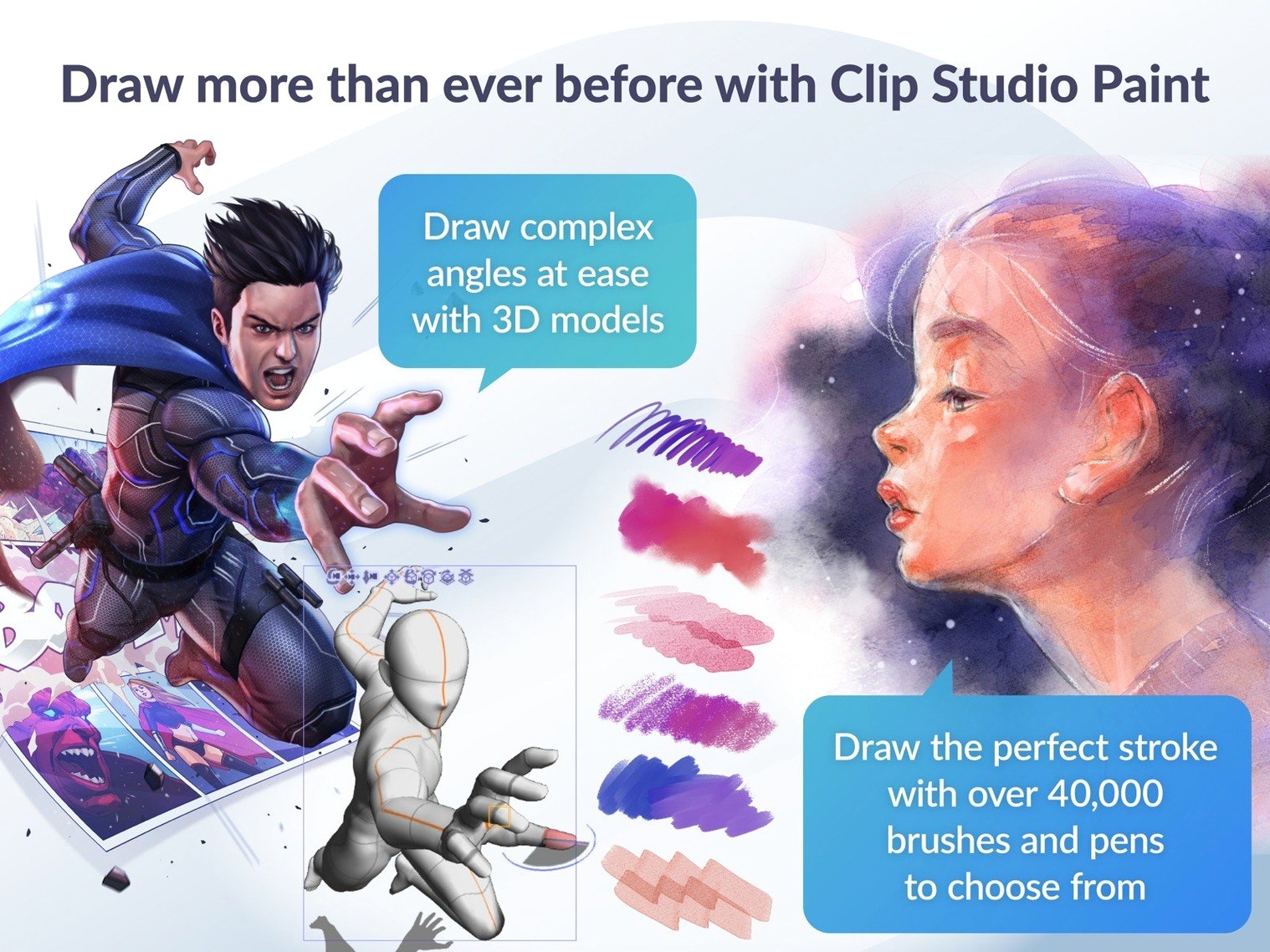 Screen 2 from Clip Studio Paint Clip Studio Paint window 2