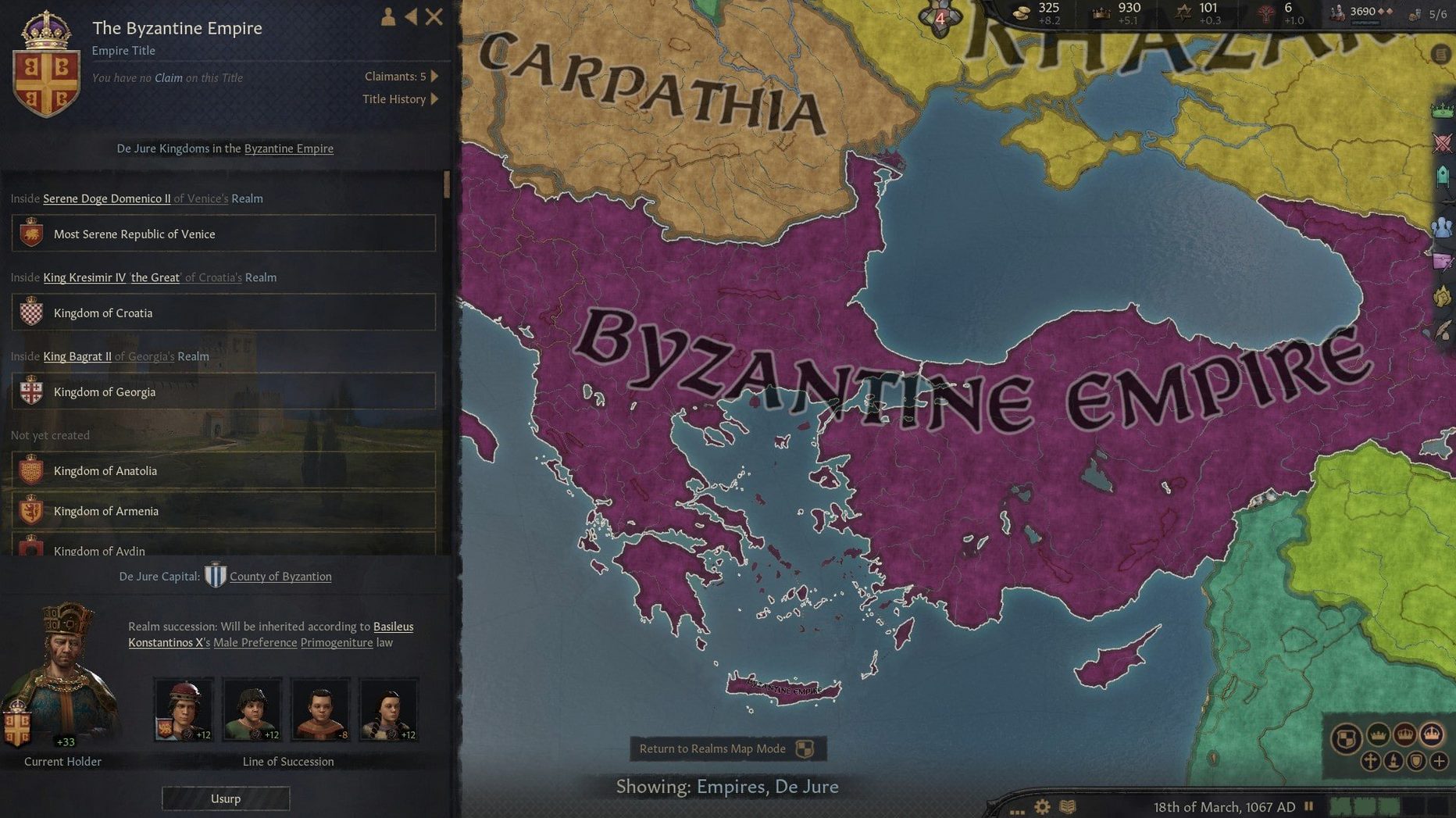 Screen 4 from Crusader Kings III Crusader Kings III window 4