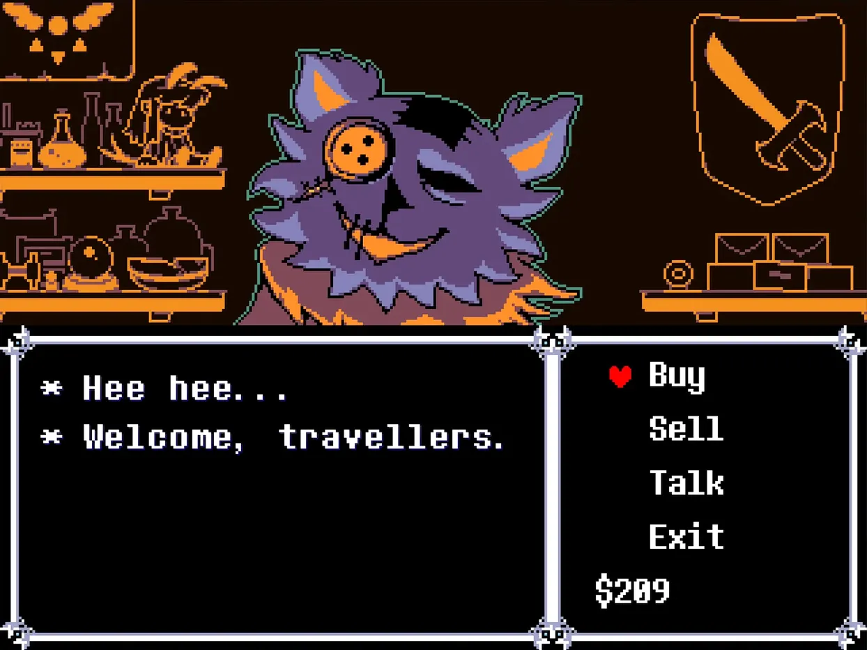 Screen 1 from DELTARUNE deltarune for mac free download interface