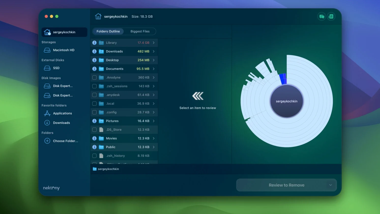 Disk Space Analyzer display 4 Disk Space Analyzer screen #4