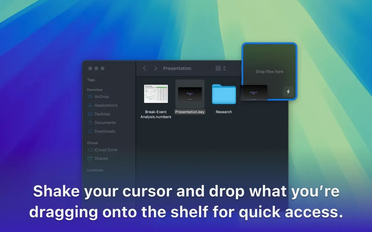 Dropover display 1 dropover interface