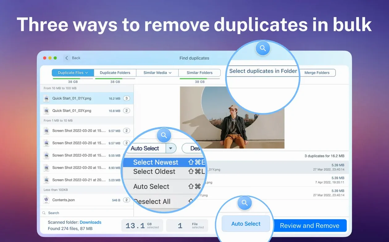 Screen 4 from Duplicate File Finder Pro Duplicate File Finder Pro window 4