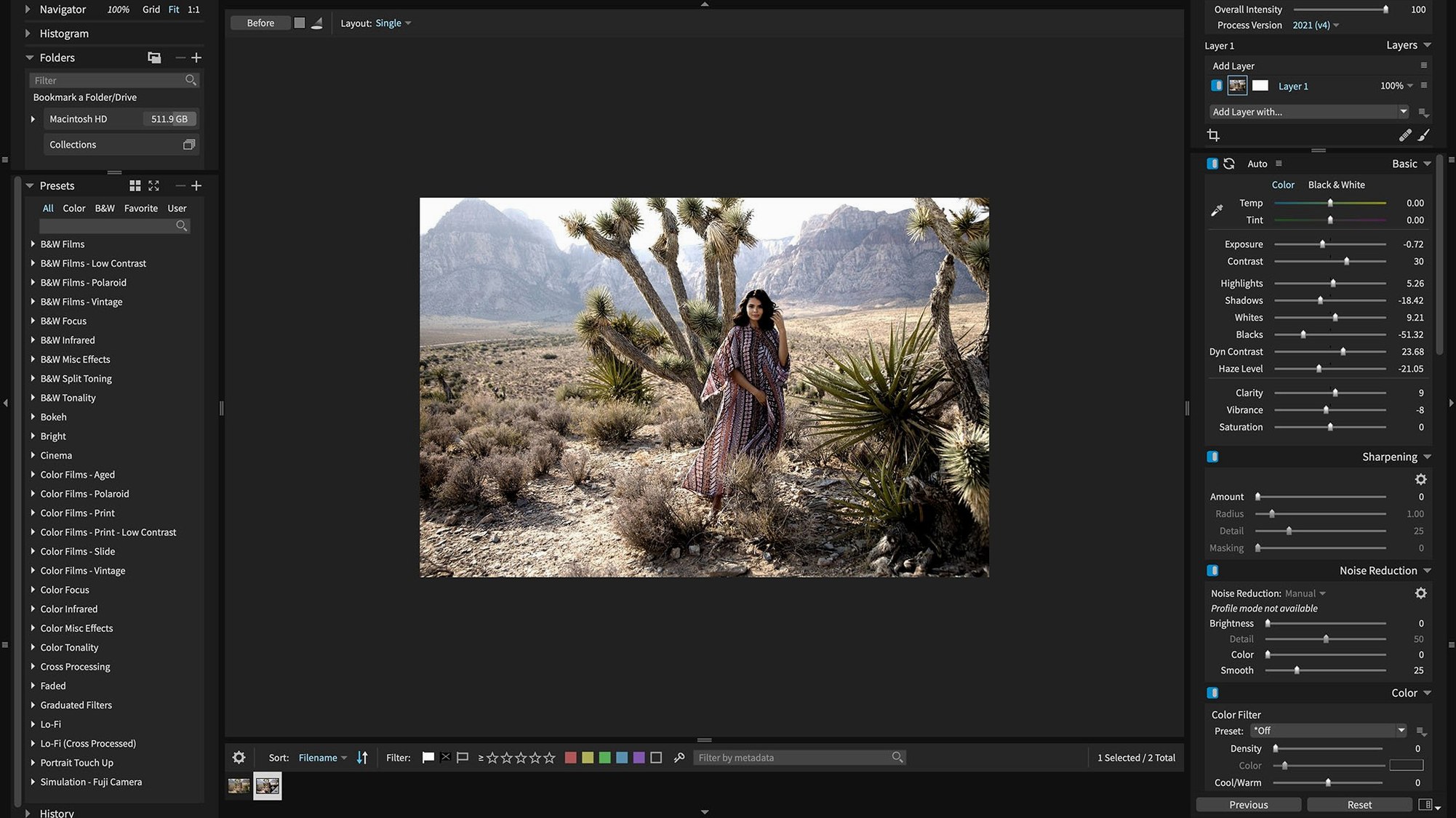 Screen 3 from Exposure X7 Exposure X7 window 3