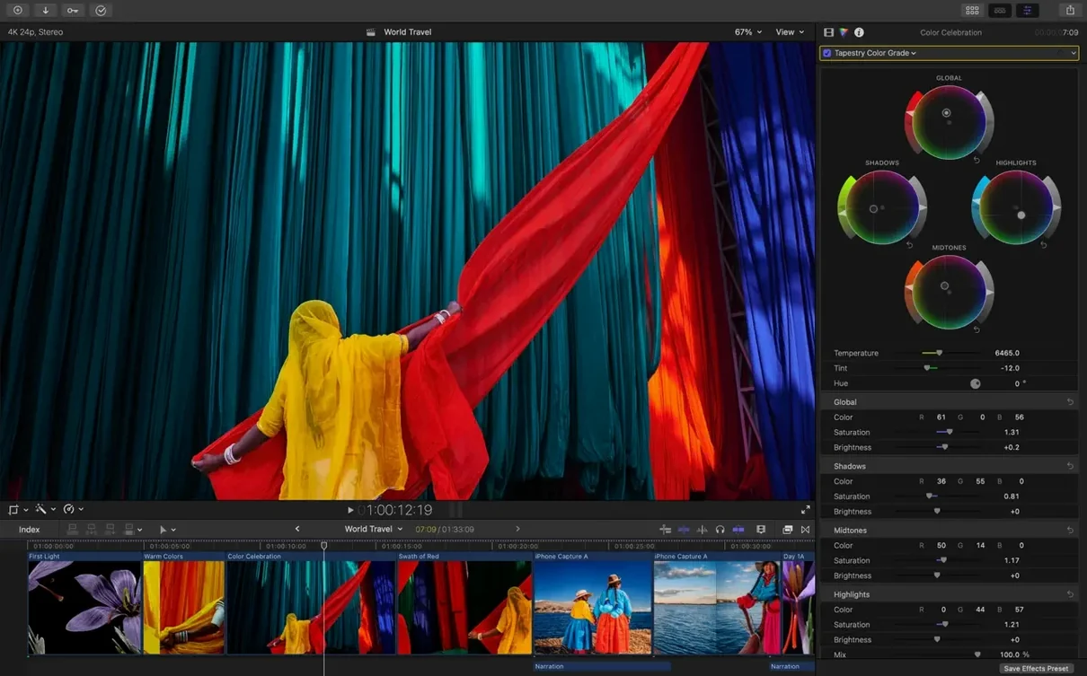 Final Cut Pro display 1 final cut pro 12.3 free download — layout
