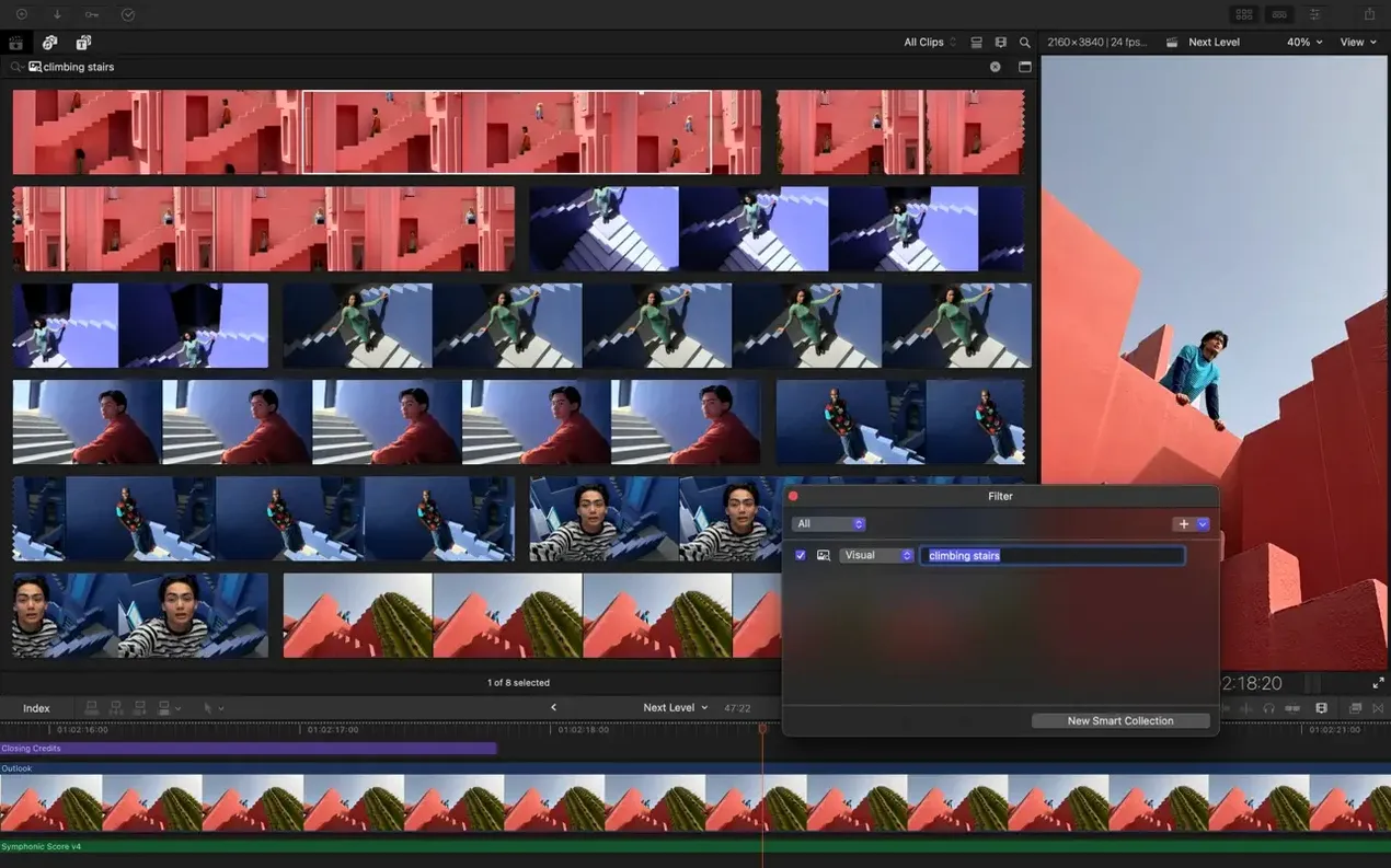 Final Cut Pro display 3 Final Cut Pro screen #3
