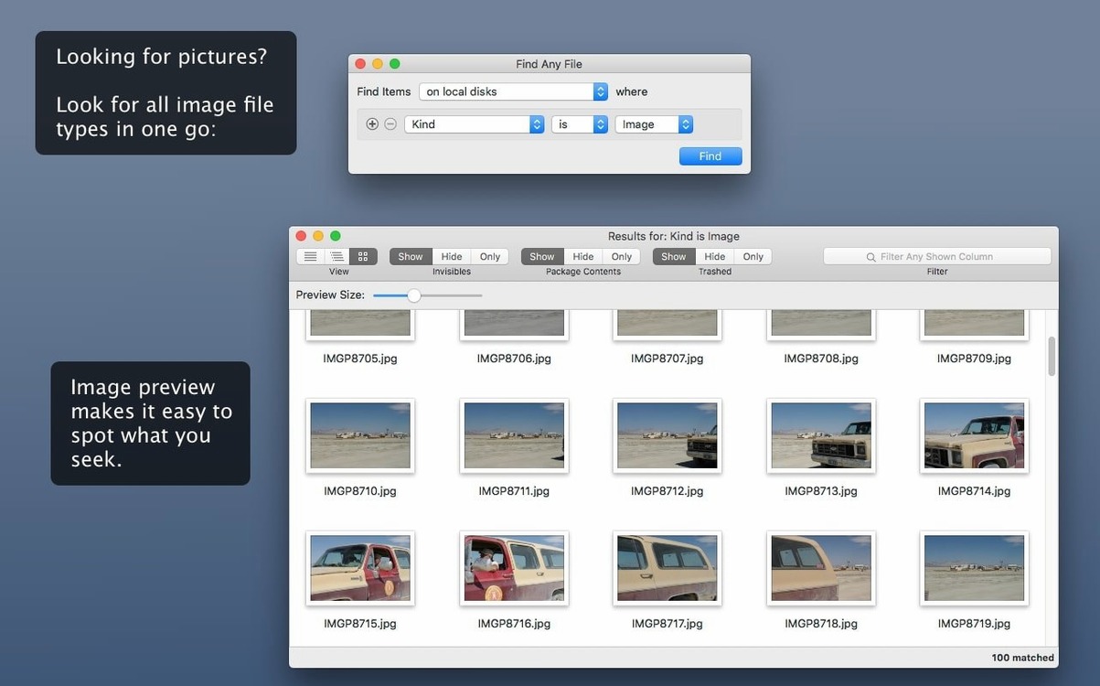 Screen 3 from Find Any File Find Any File window 3