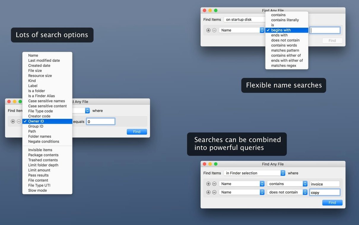 Screen 4 from Find Any File Find Any File window 4