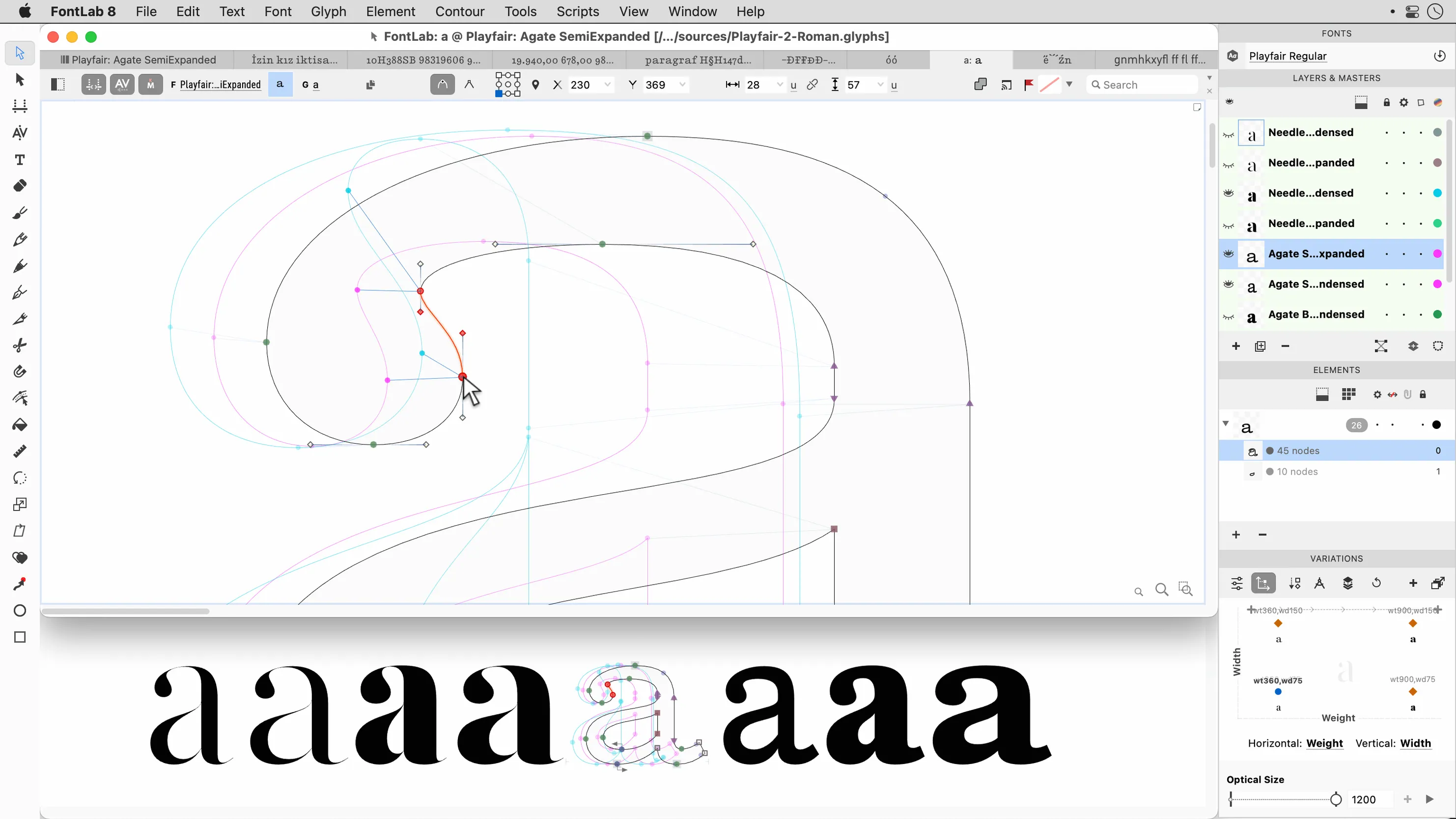 Screen 1 from FontLab fontlab 8 serial number — layout