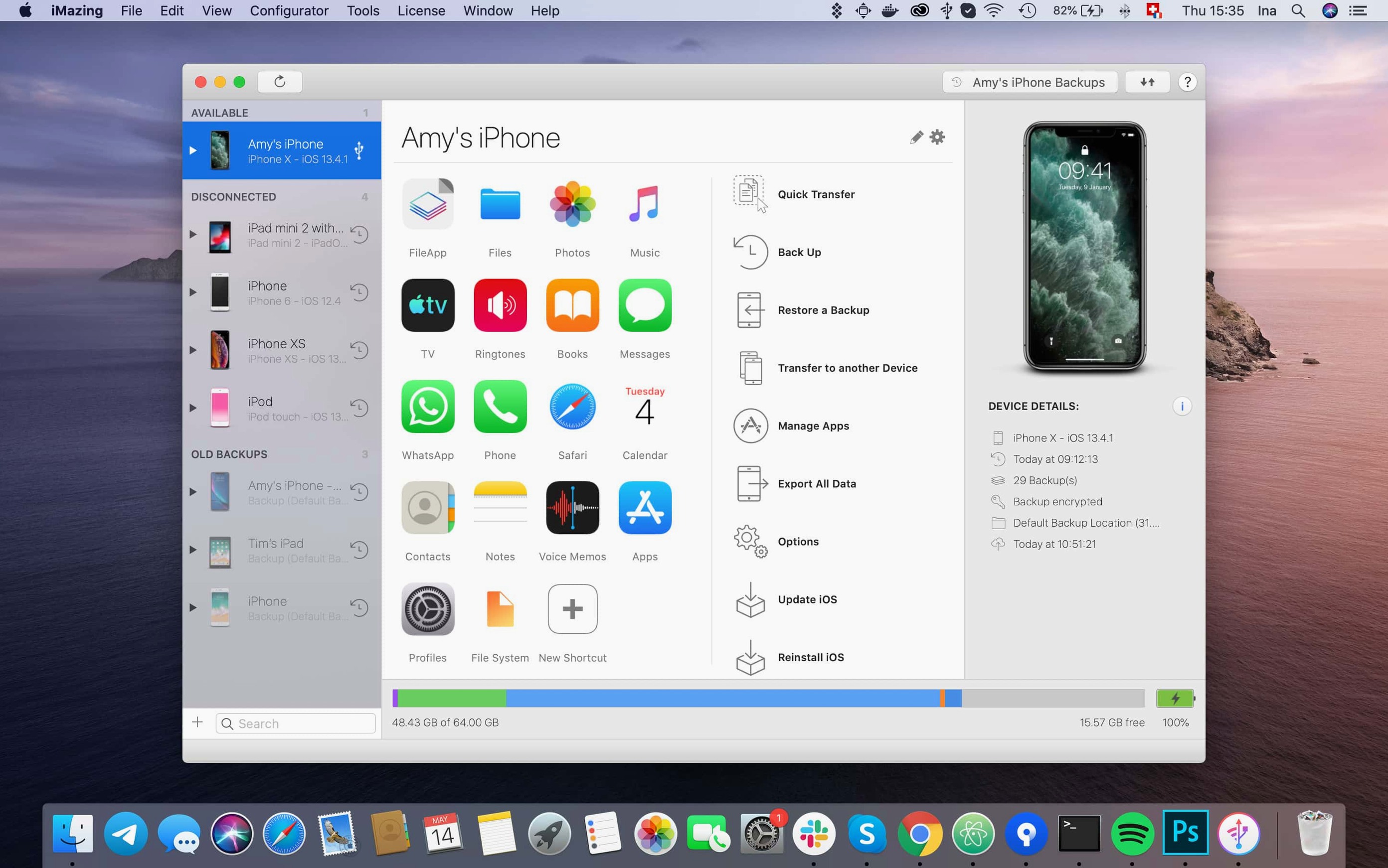 Screen 1 from iMazing imazing 3 download interface