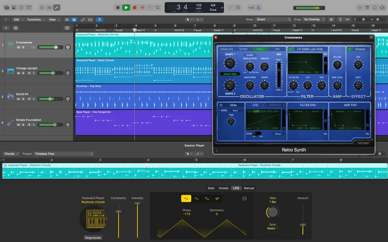 Logic Pro display 1 logic pro free download for mac — layout