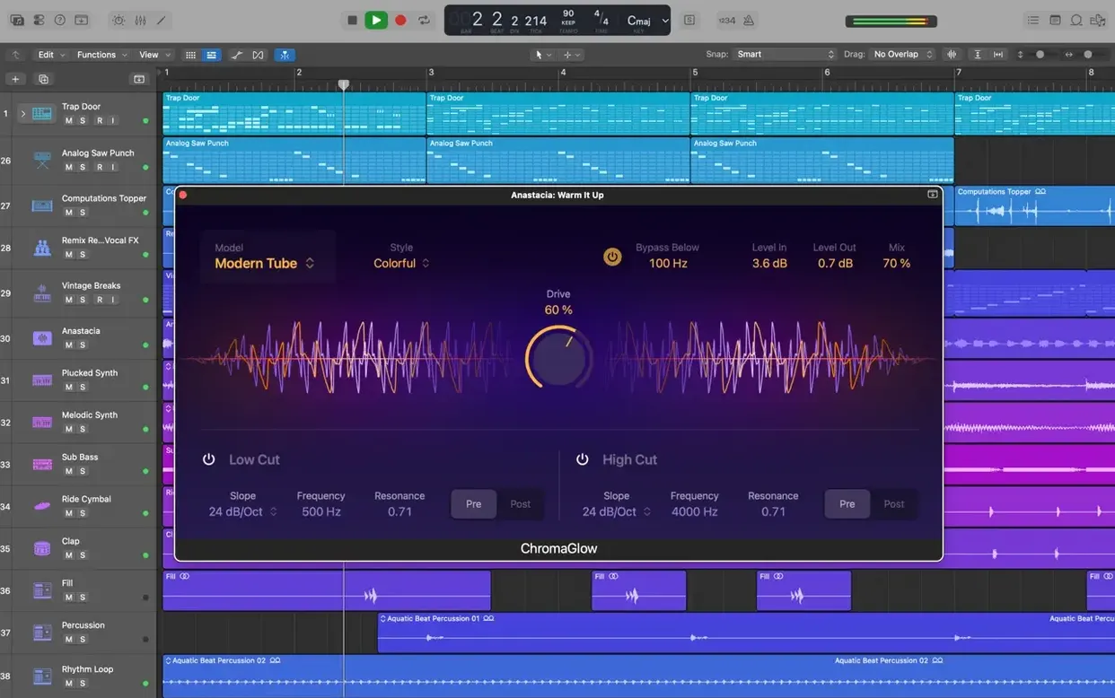 Logic Pro display 3 Logic Pro screen #3
