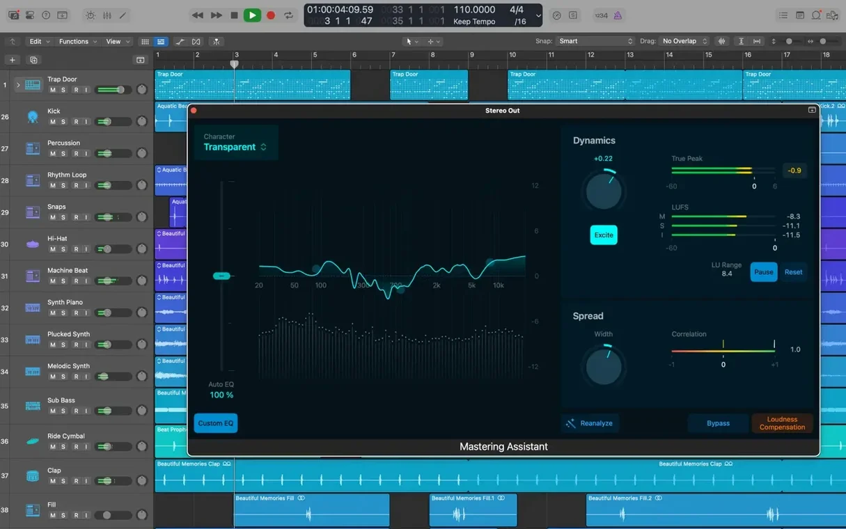 Screen 5 from Logic Pro Logic Pro window 5