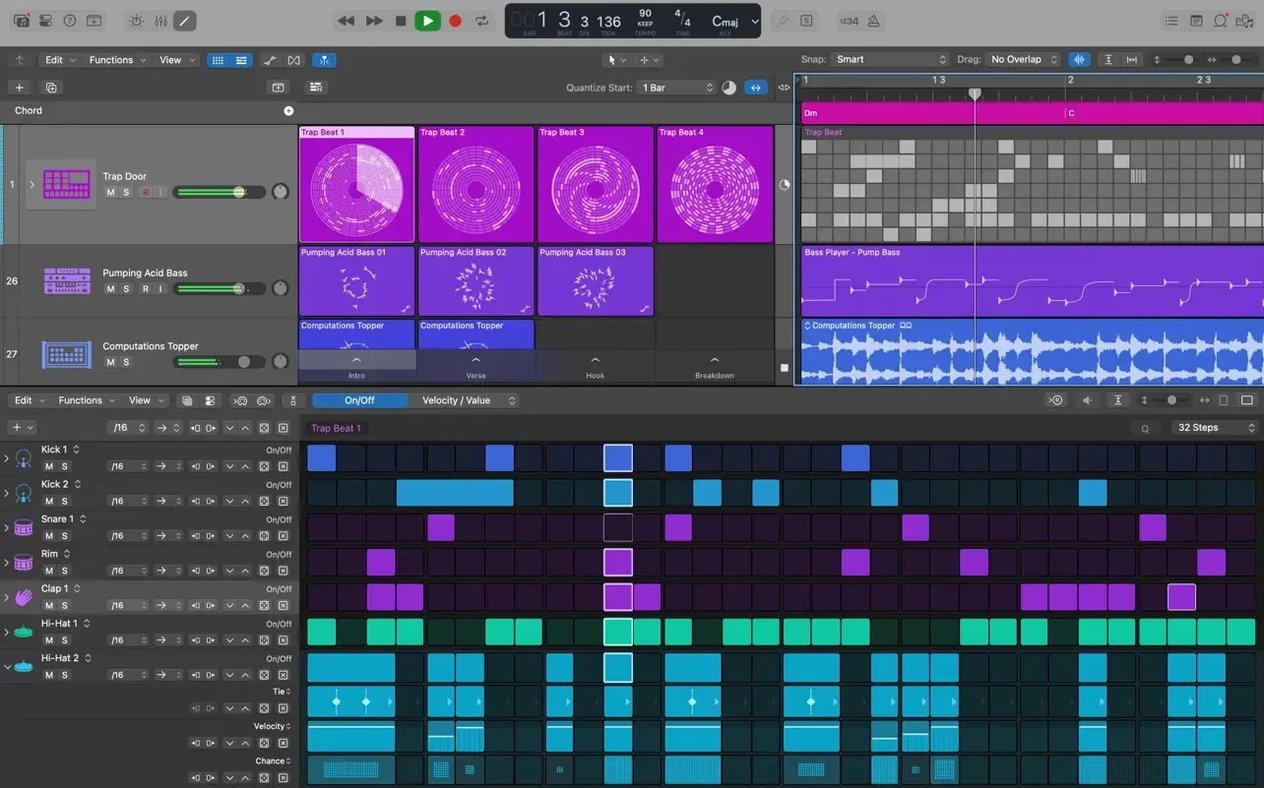 Screen 6 from Logic Pro Logic Pro window 6