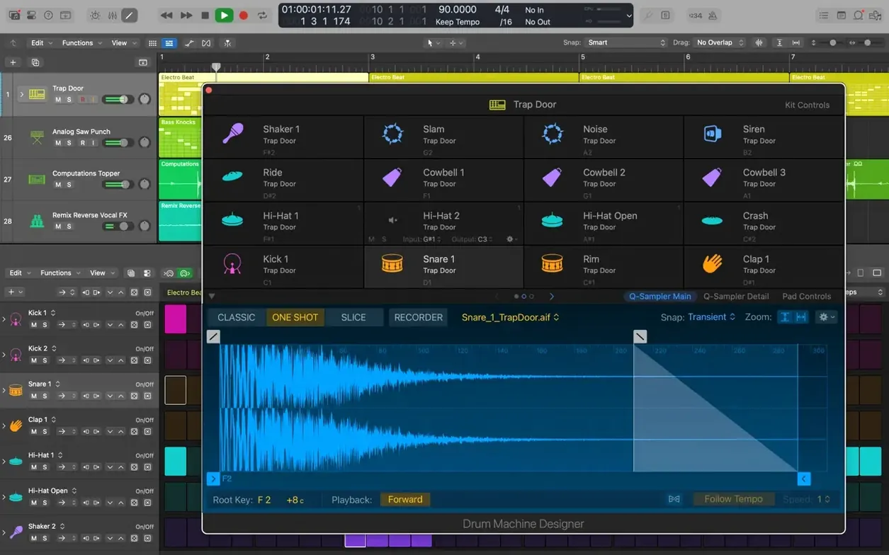 Screen 7 from Logic Pro Logic Pro window 7