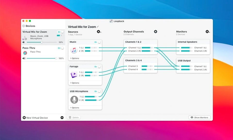 Screen 1 from Loopback loopback — layout