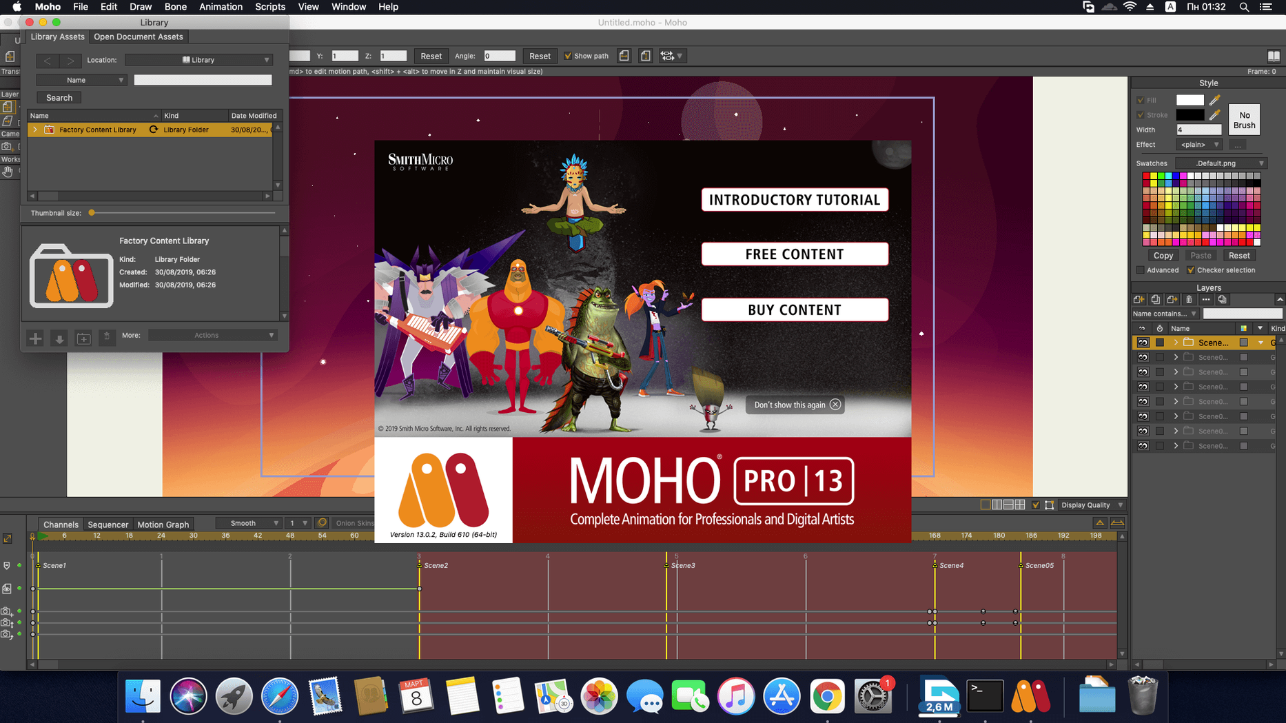 Moho Pro display 1 moho pro 14 free download — layout