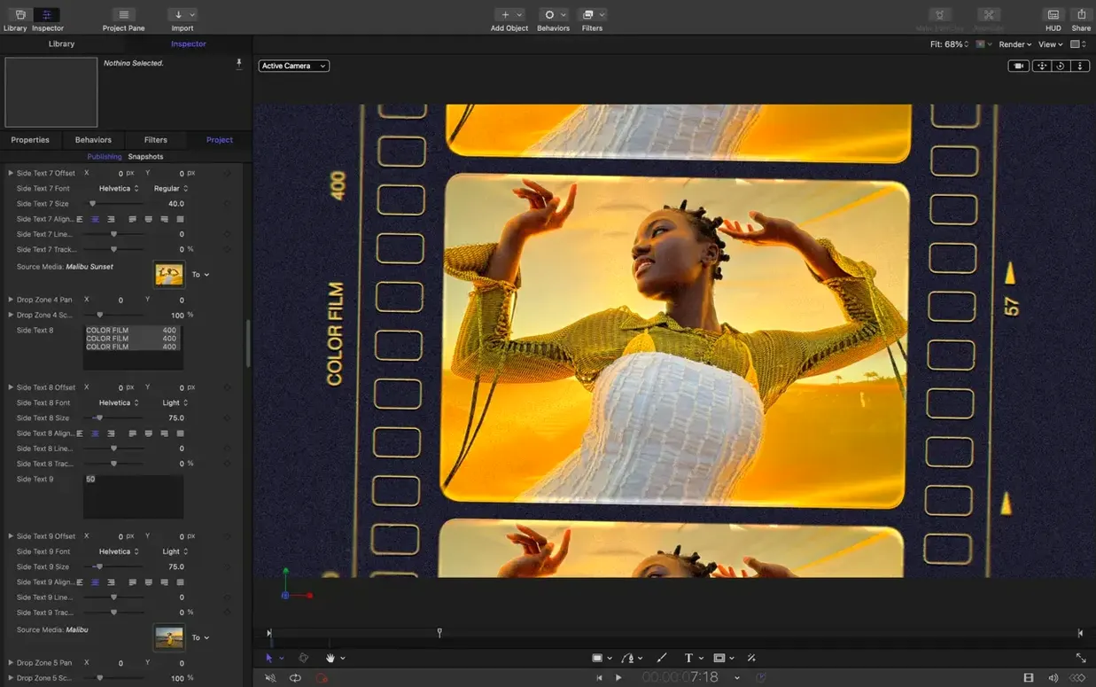 Screen 1 from Motion apple motion download free — layout