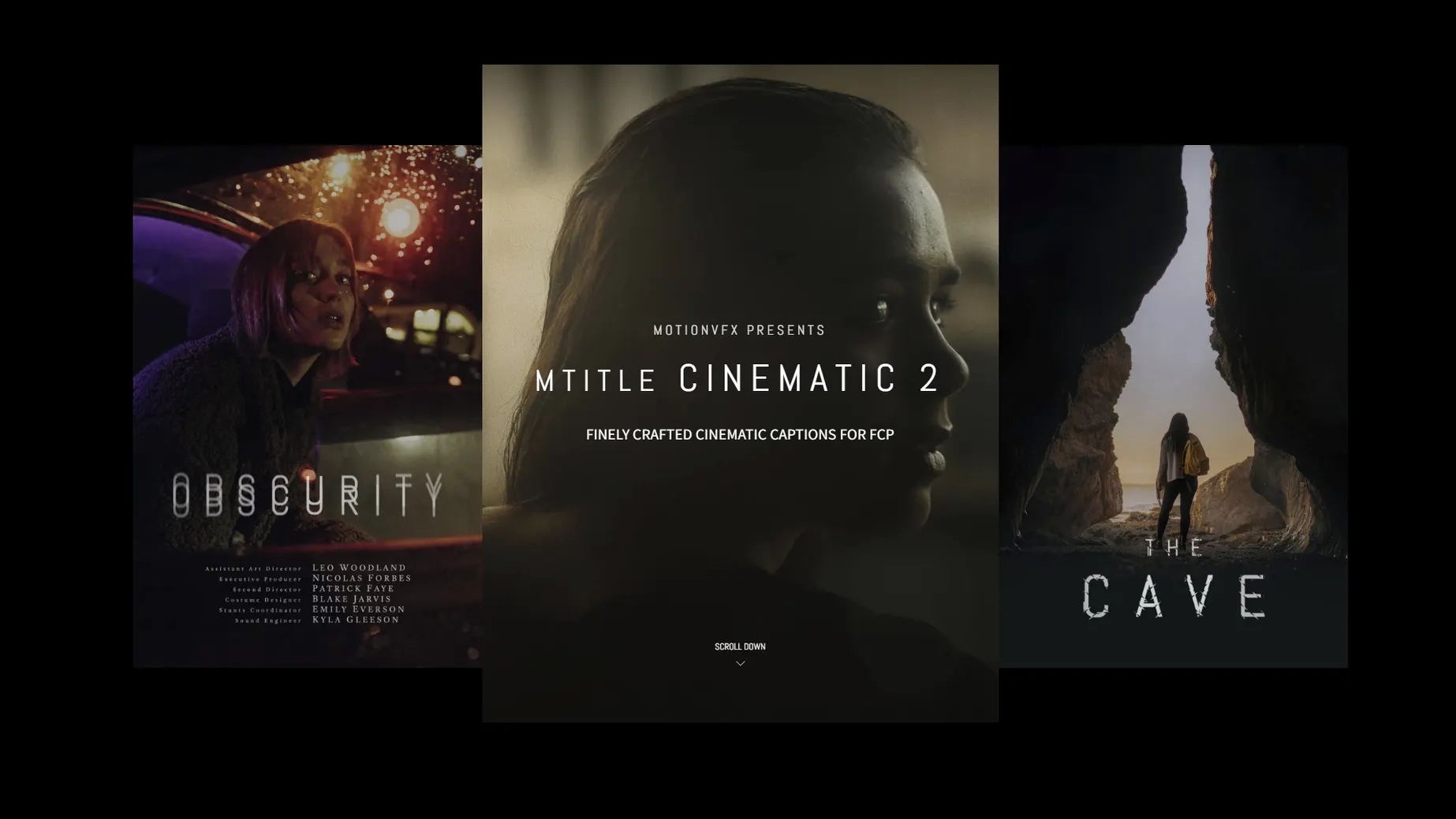 Screen 1 from Motionvfx - mTitle Cinematic mtitle cinematic interface