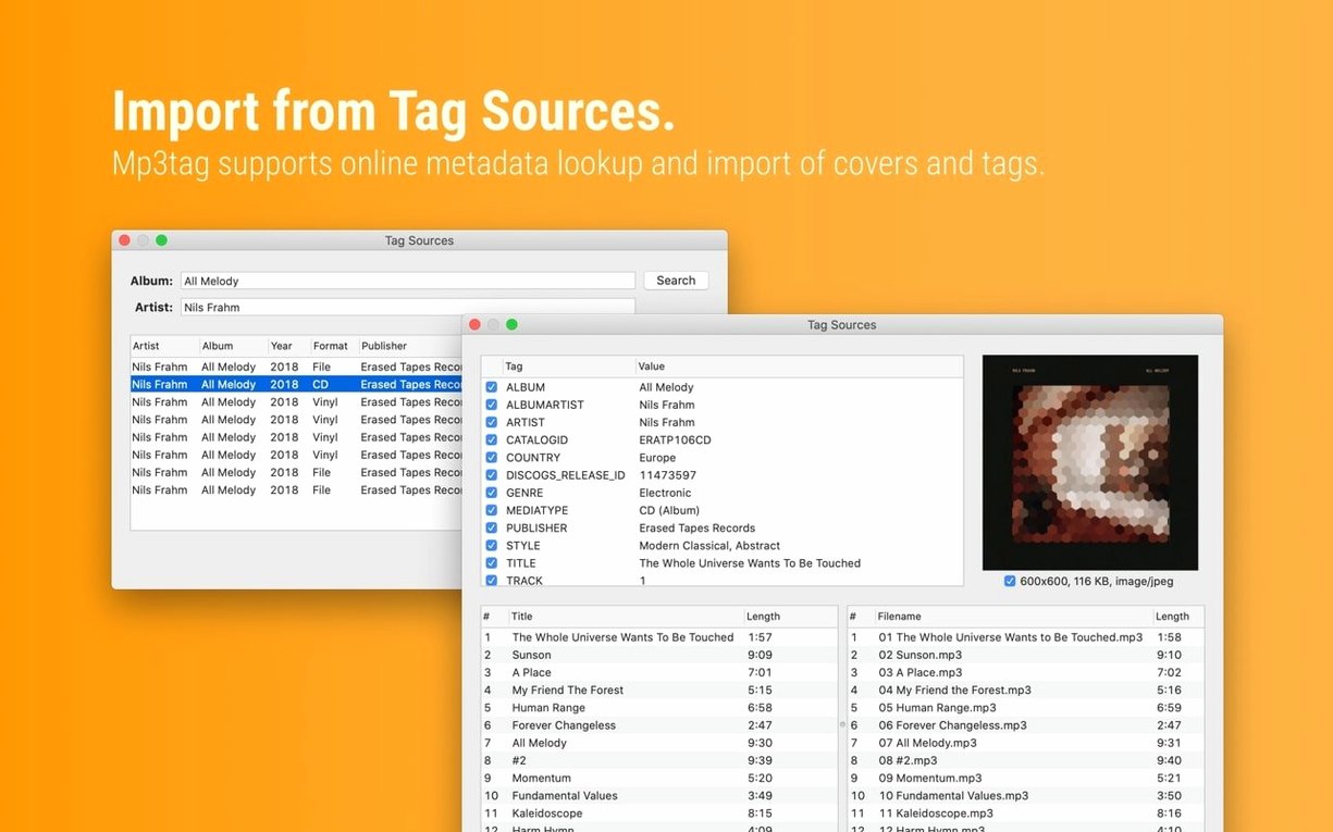 Screen 3 from Mp3tag Mp3tag window 3