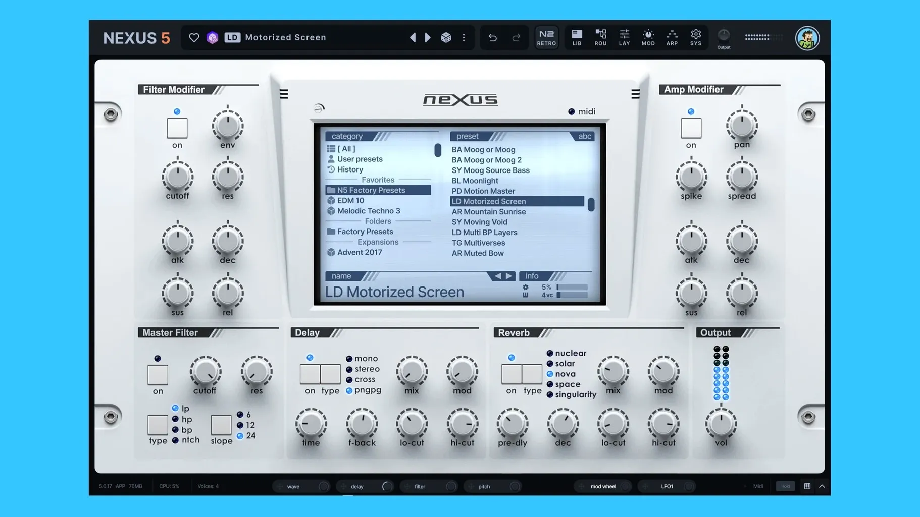 Screen 1 from reFX Nexus refx nexus 5 torrent — layout
