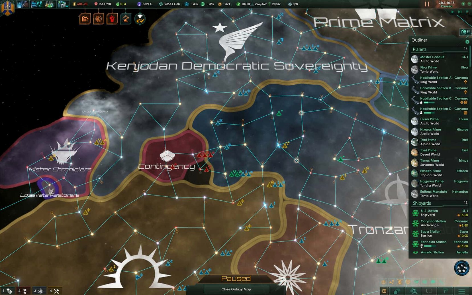 Stellaris display 4 Stellaris screen #4
