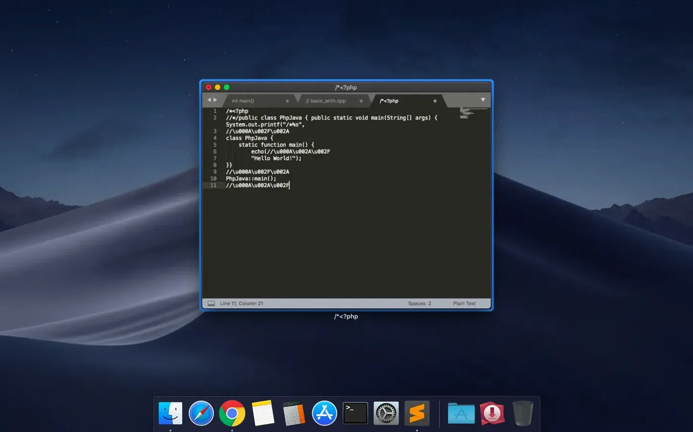 Sublime Text display 3 Sublime Text screen #3