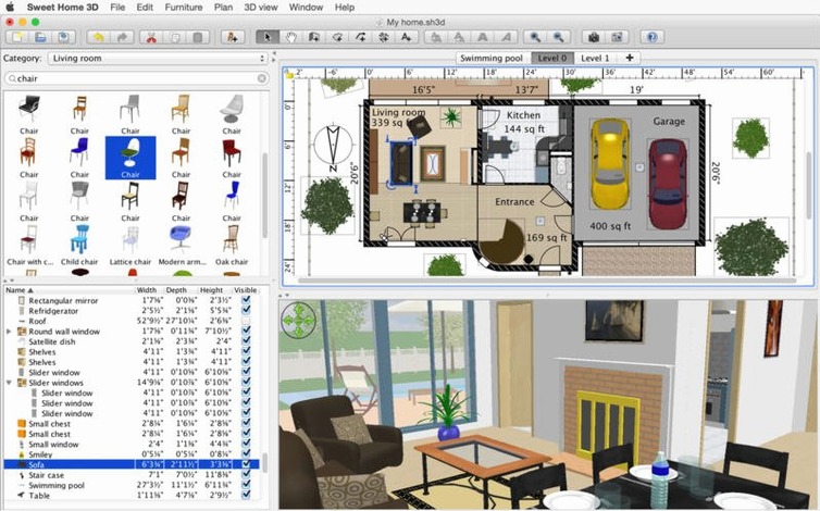 Sweet Home display 1 sweethome 3d torrent — layout