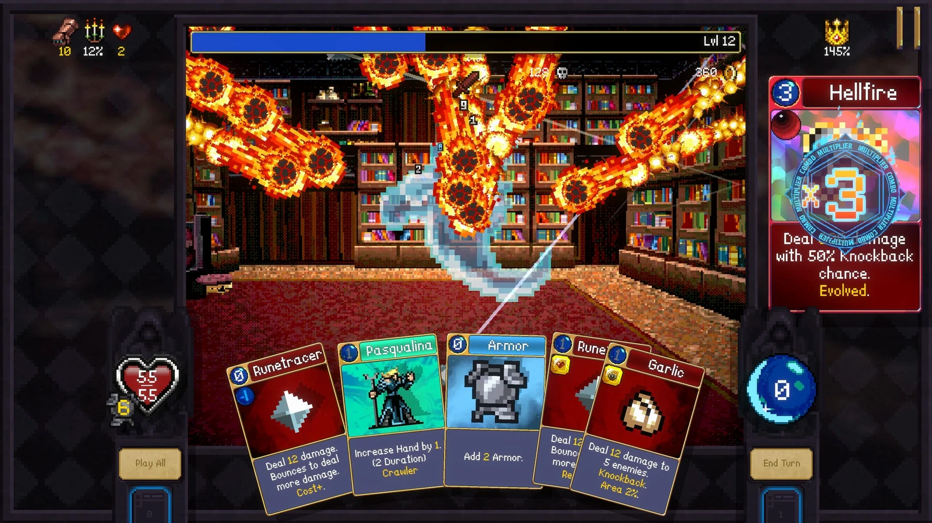 Screen 1 from Vampire Crawlers: The Turbo Wildcard from Vampire Survivors vampire crawlers the turbo wildcard from vampire survivors for mac cracked interface