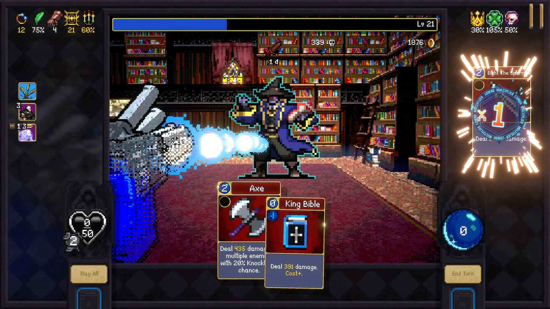 Screen 4 from Vampire Crawlers: The Turbo Wildcard from Vampire Survivors Vampire Crawlers: The Turbo Wildcard from Vampire Survivors window 4
