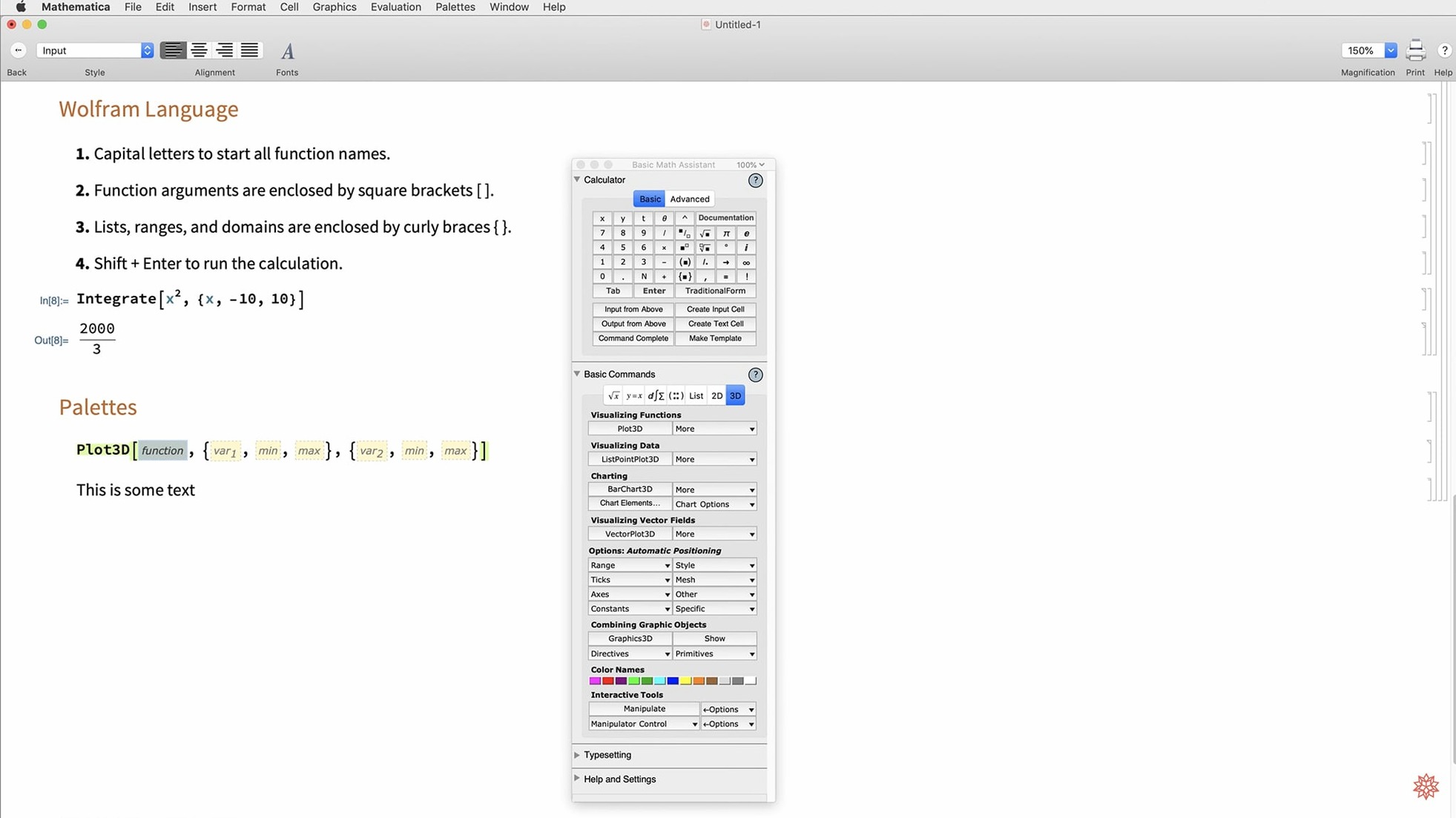 Wolfram Mathematica display 3 Wolfram Mathematica screen #3